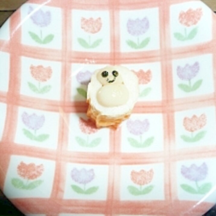 簡単!ブナピーでワンポイント雪だるま